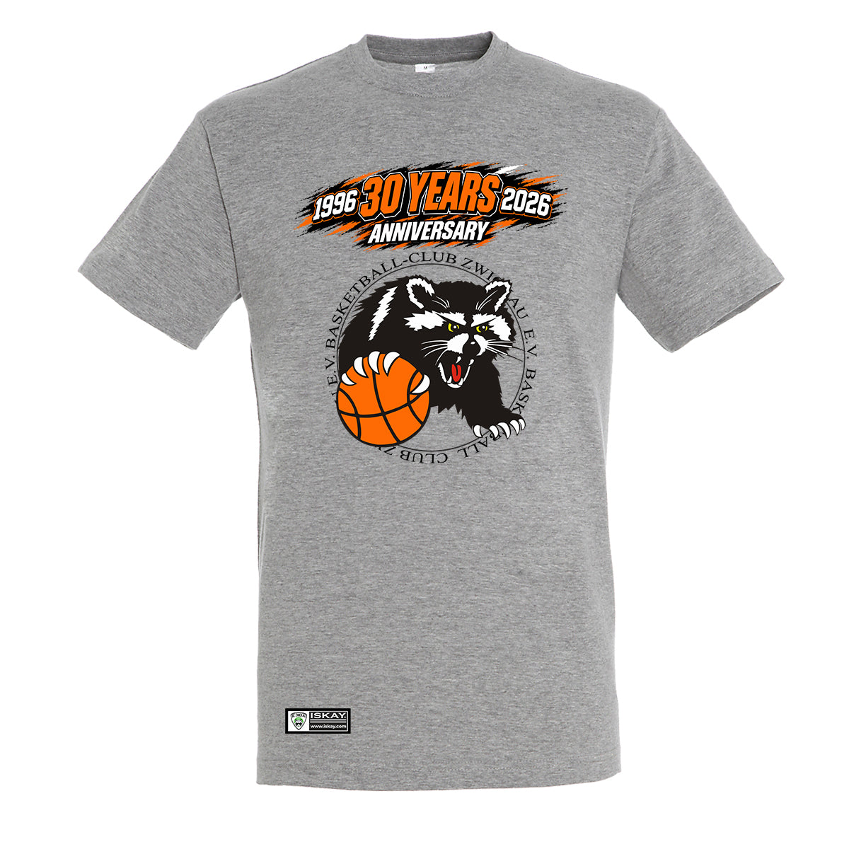 BC Zwickau 30 Jahre T-Shirt Grau
