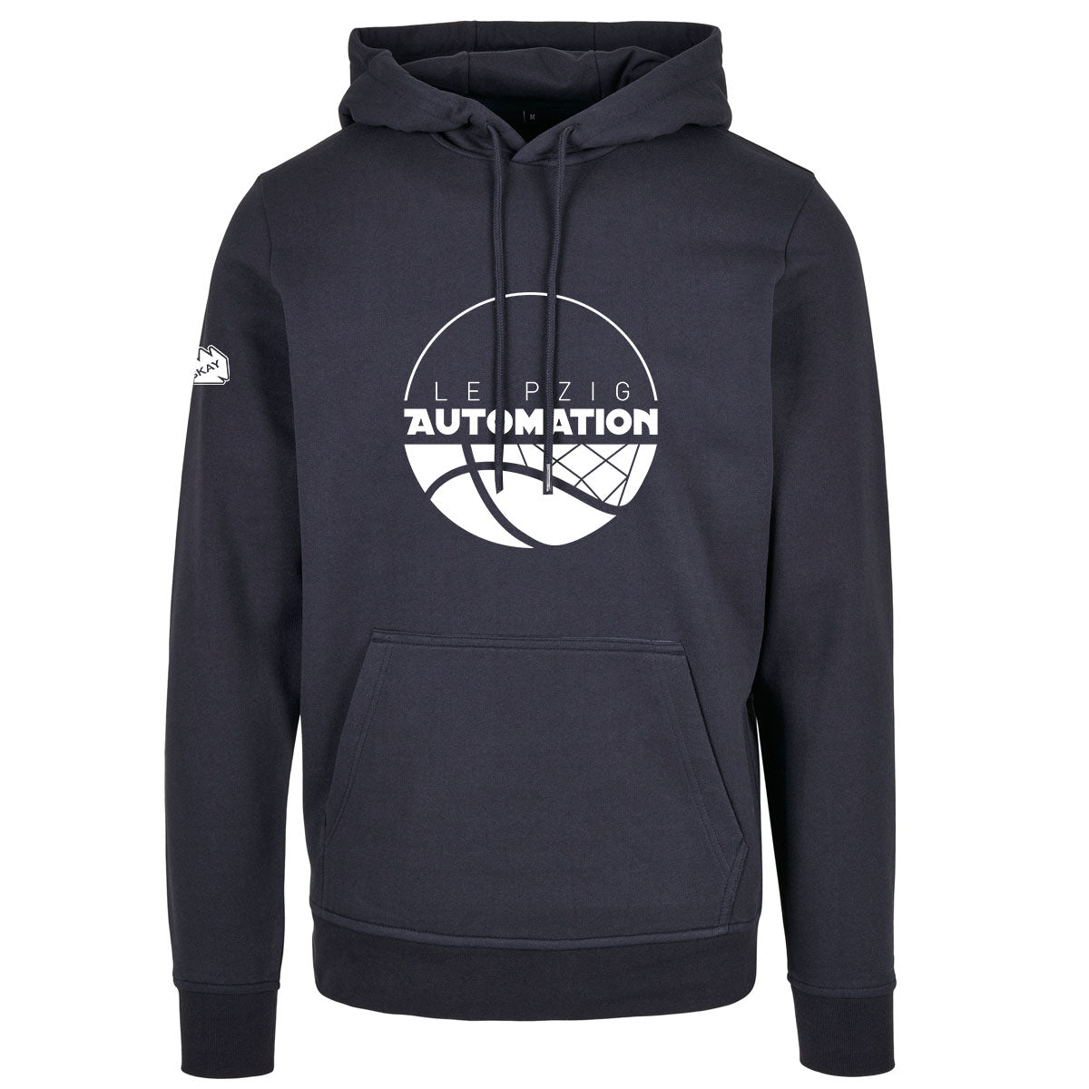 Automation Leipzig Logo Hoodie Navyblau
