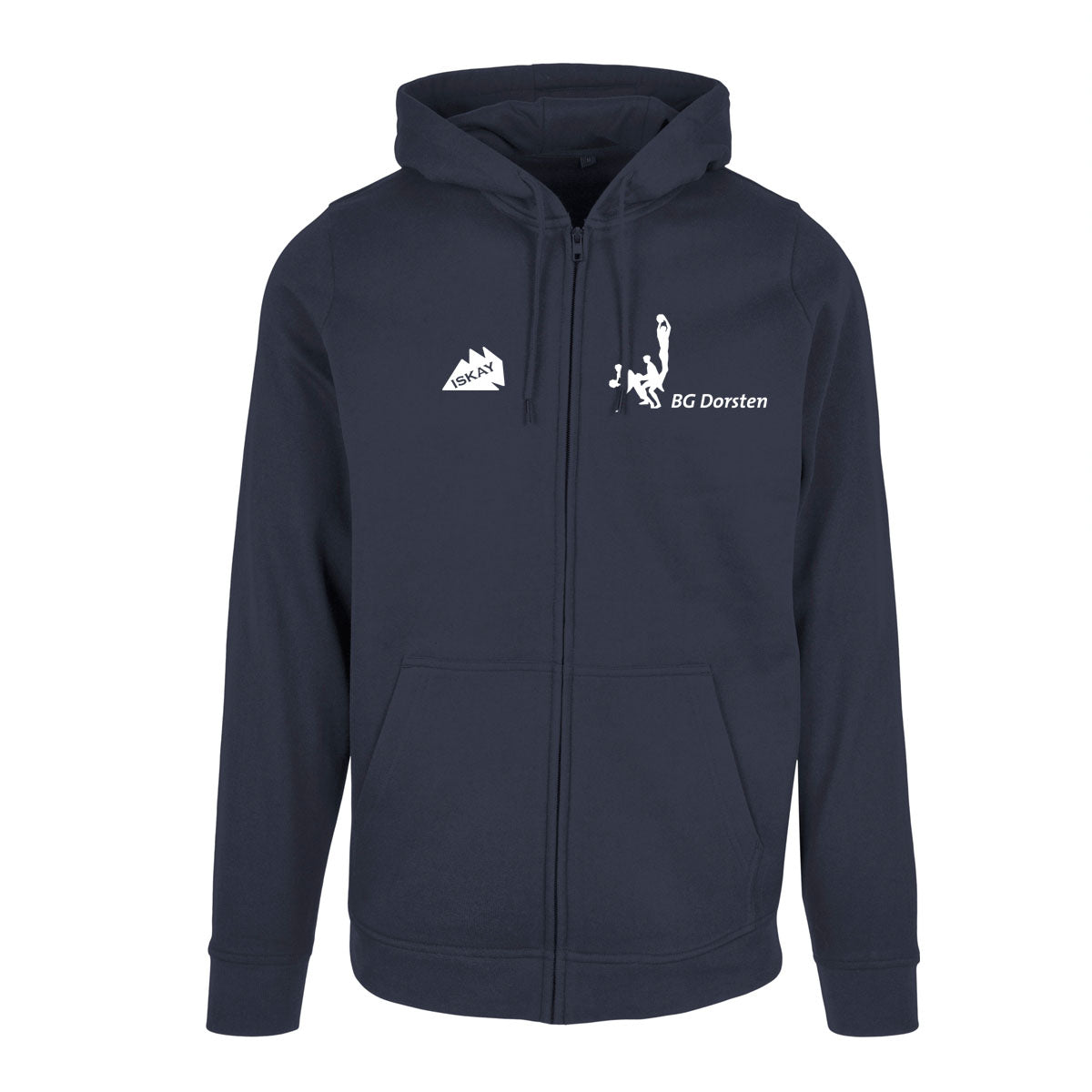 BG Dorsten Logo Zip-Hoodie navy