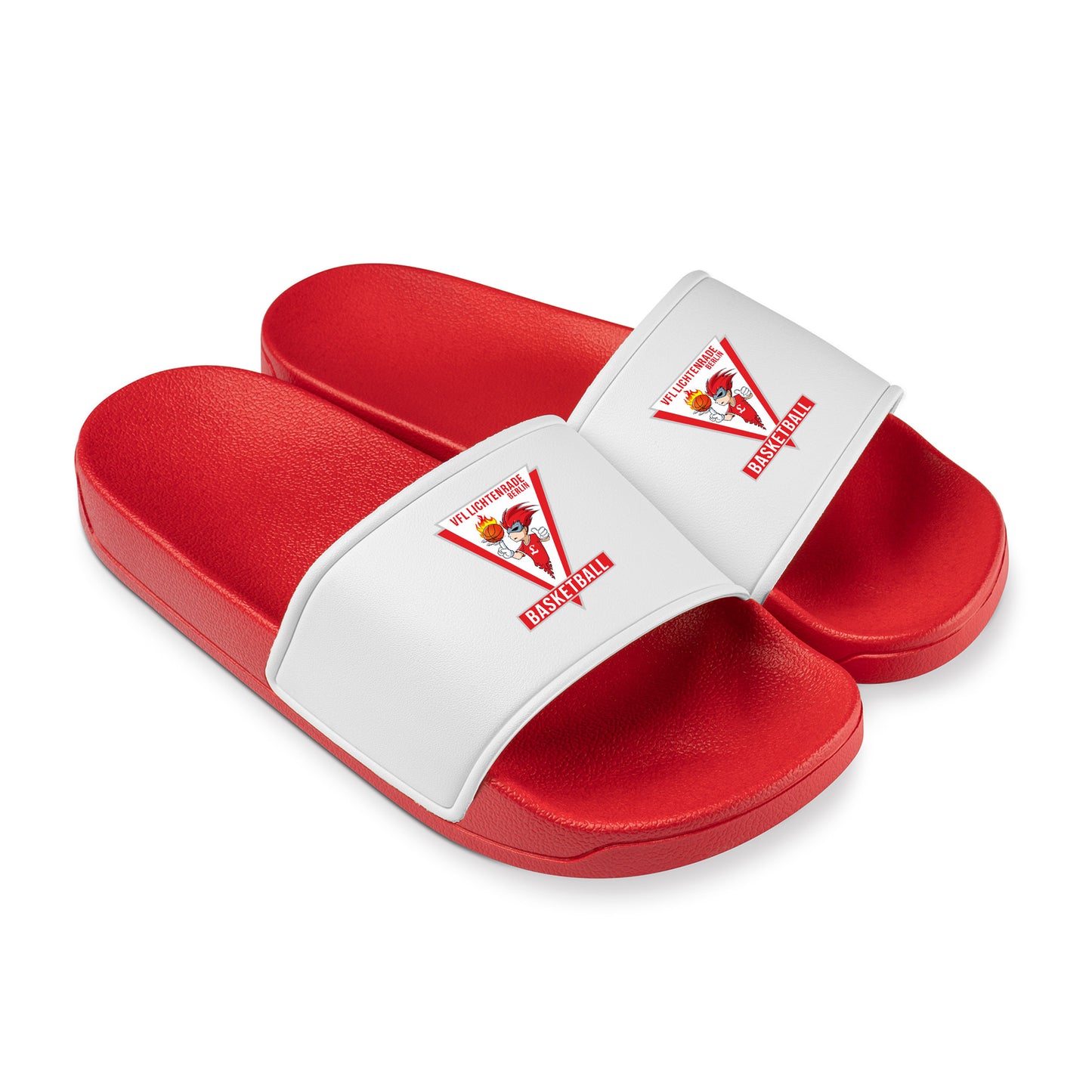VfL Lichtenrade Logo rot Badeschlappen – Team Slides