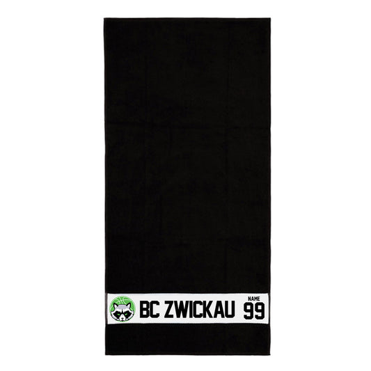 BC Zwickau Handtuch schwarz