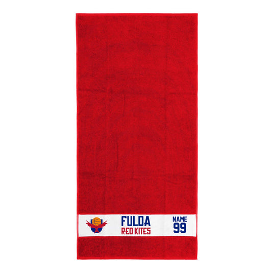 Fulda Red Kites Handtuch rot