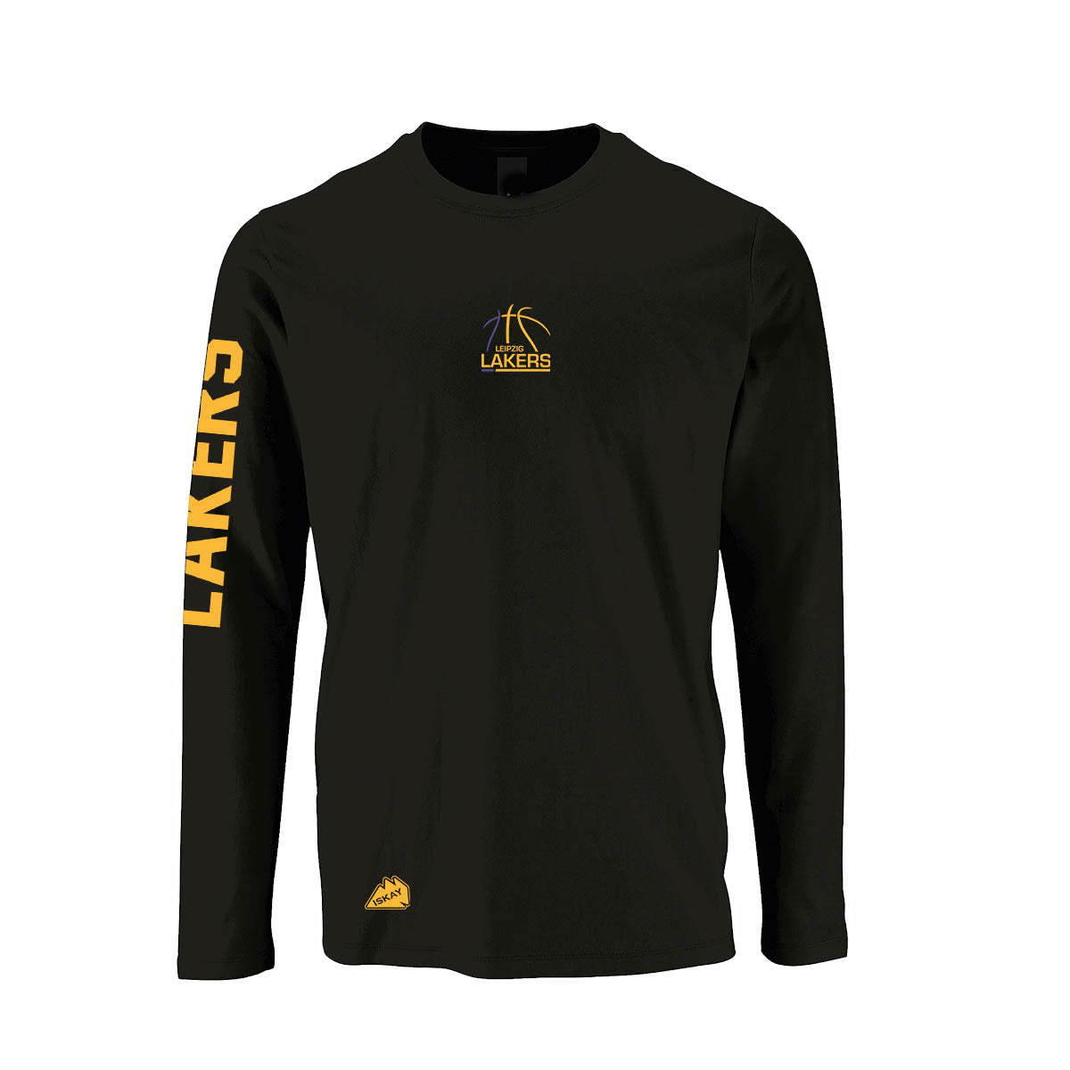 Leipzig Lakers Logo Longsleeve schwarz