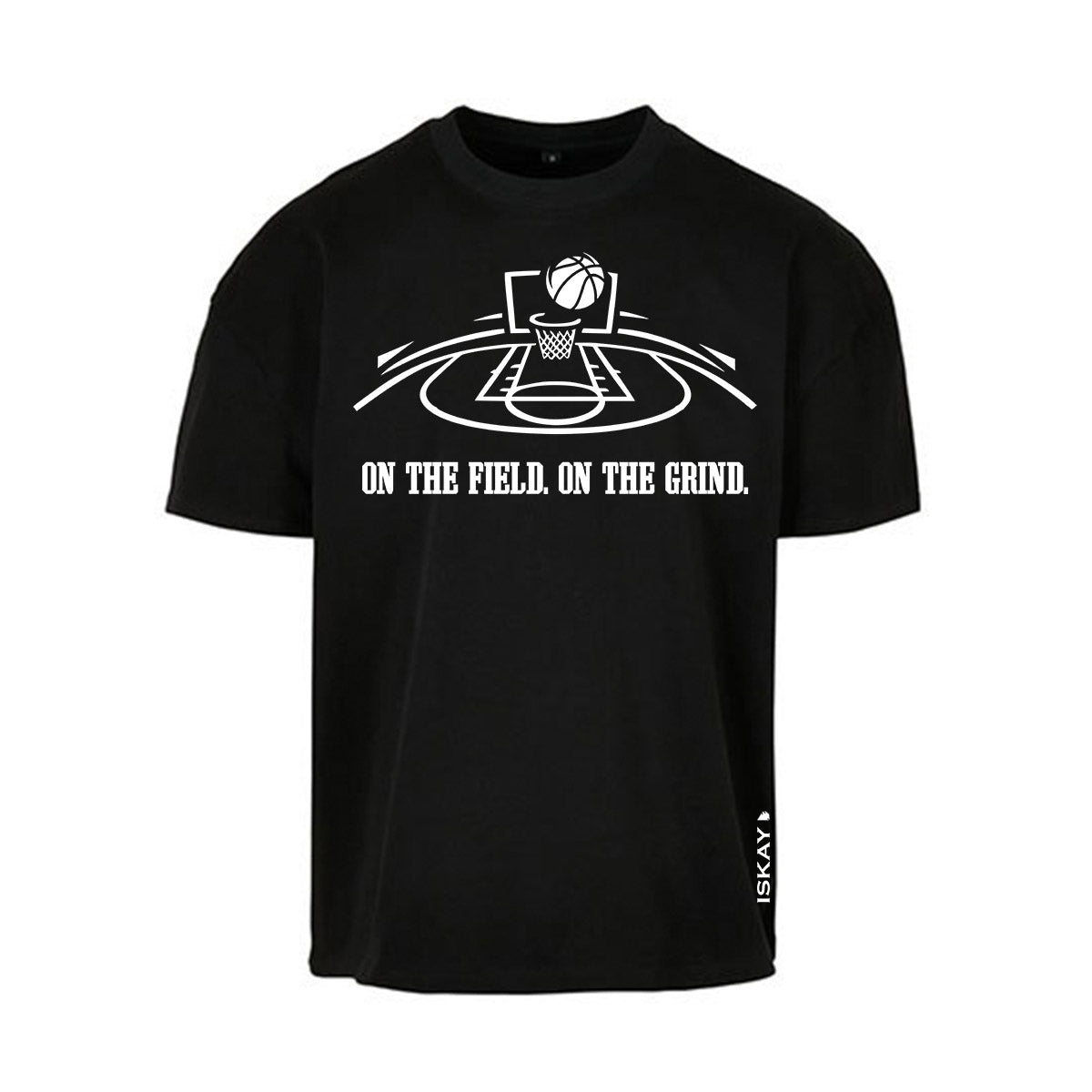 on field Oversize T-Shirt schwarz
