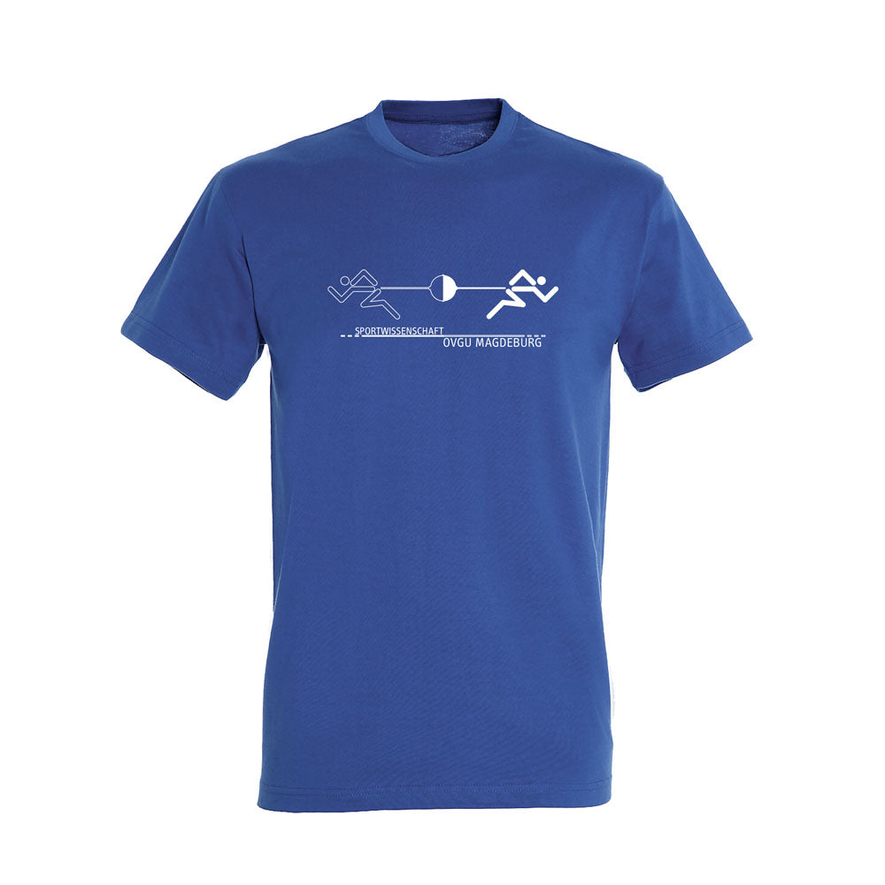 SPOFA Magdeburg Logo T-Shirt royalblau