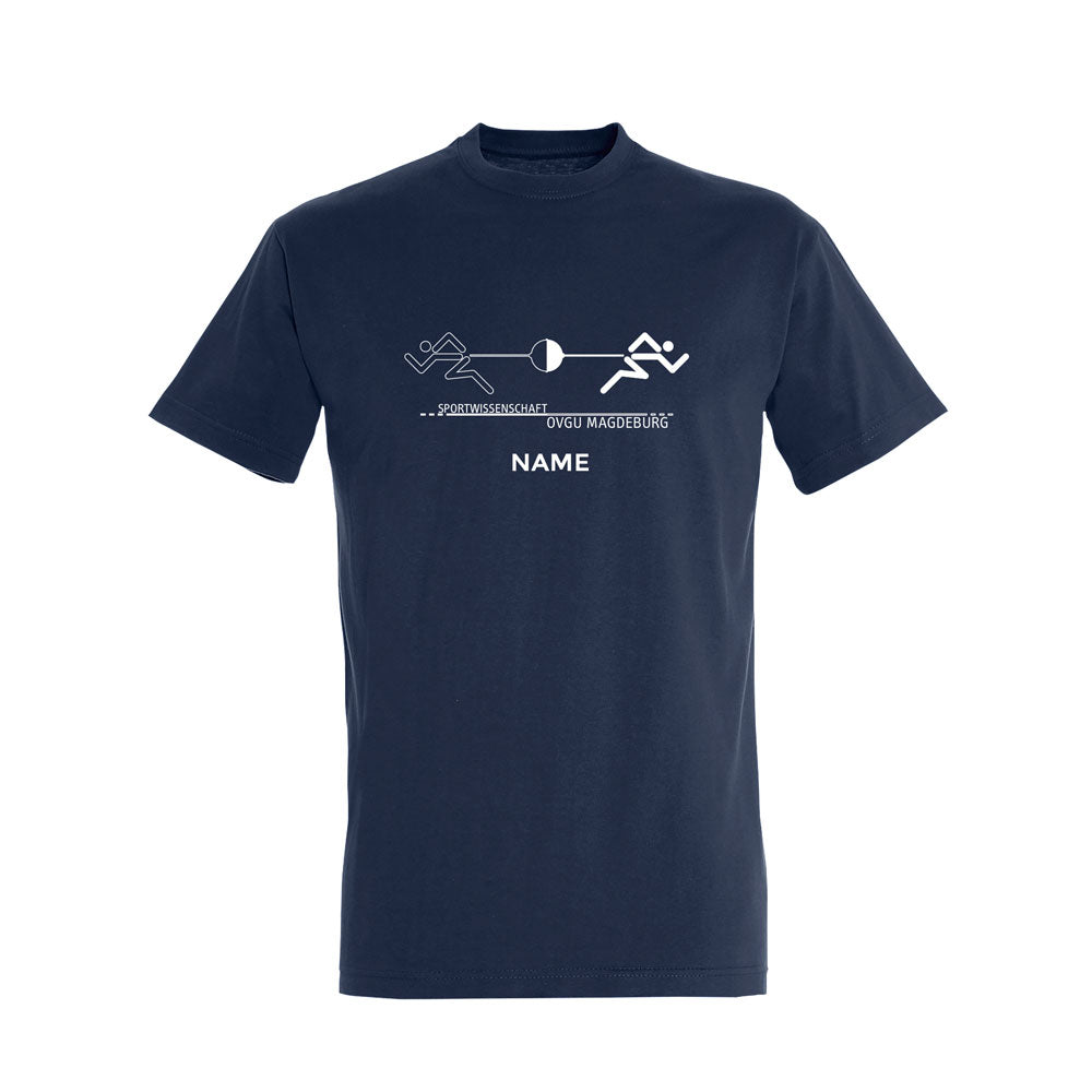 SPOFA Magdeburg Logo T-Shirt navy