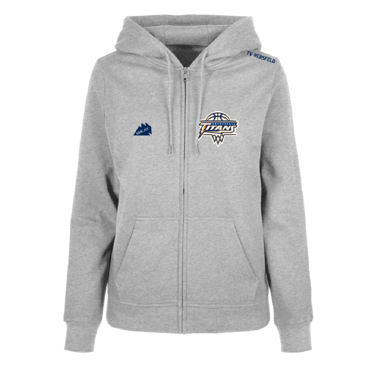 TV Hersfeld Titans Ladies Zip-Hoodie grau