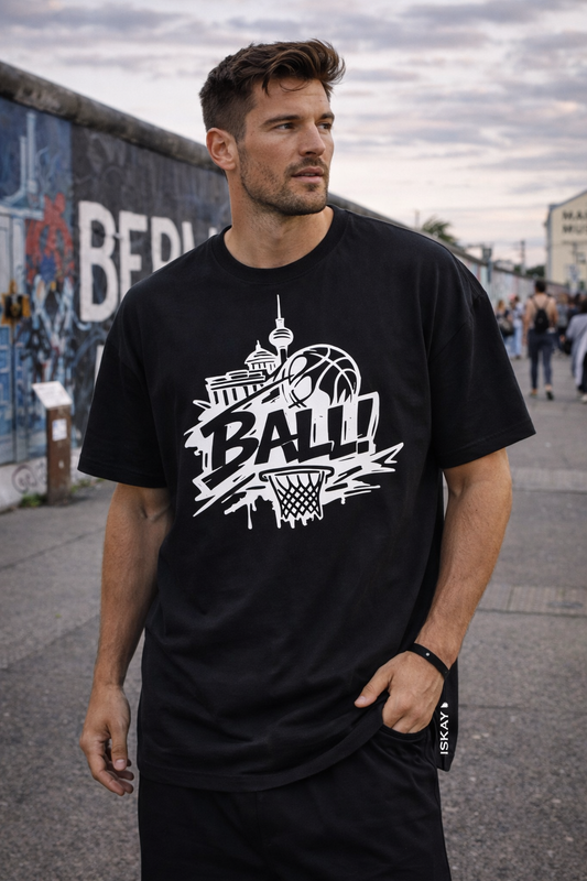 Ball BLN Oversize T-Shirt schwarz