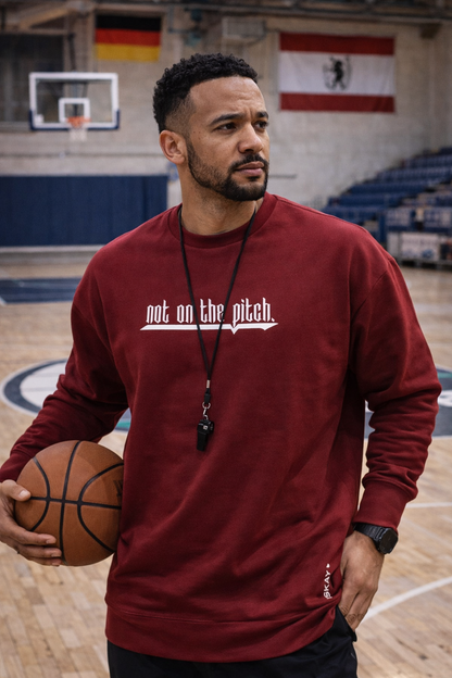 not on the pitch Crewneck