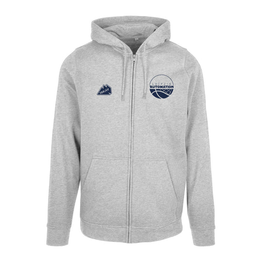 Automation Leipzig Zip-Hoodie Grau