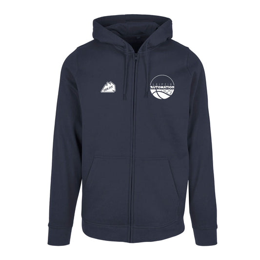 Automation Leipzig Zip-Hoodie Navyblau