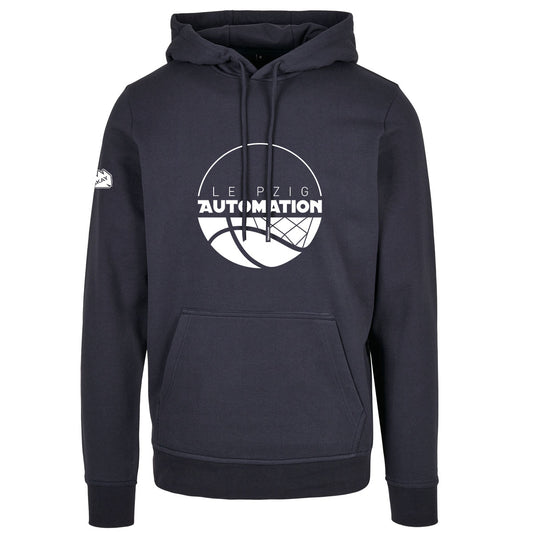 Automation Leipzig Logo Hoodie Navyblau