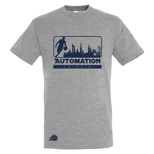 Automation Leipzig Skyline T-Shirt Grau