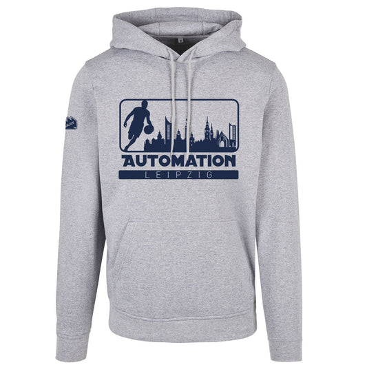 Automation Leipzig Skyline Hoodie Grau