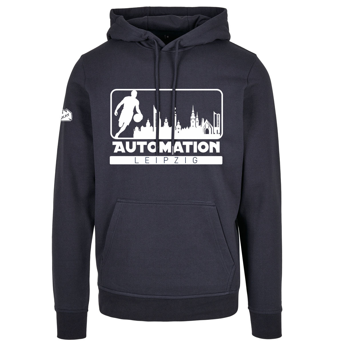 Automation Leipzig Skyline Hoodie Navyblau