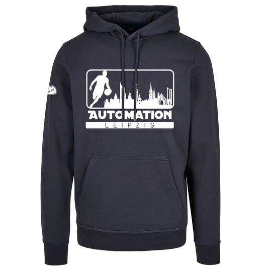Automation Leipzig Skyline Hoodie Navyblau