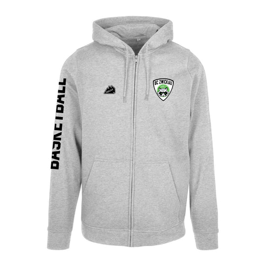 BC Zwickau Zip-Hoodie grau