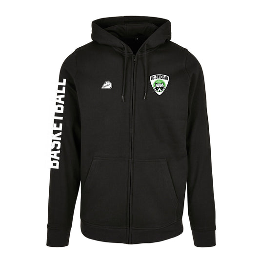 BC Zwickau Zip-Hoodie schwarz