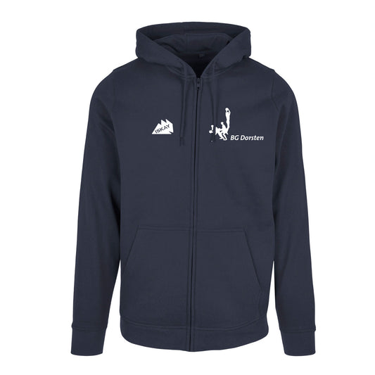 BG Dorsten Logo Zip-Hoodie navy
