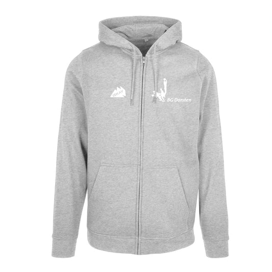 BG Dorsten Logo Zip-Hoodie grau