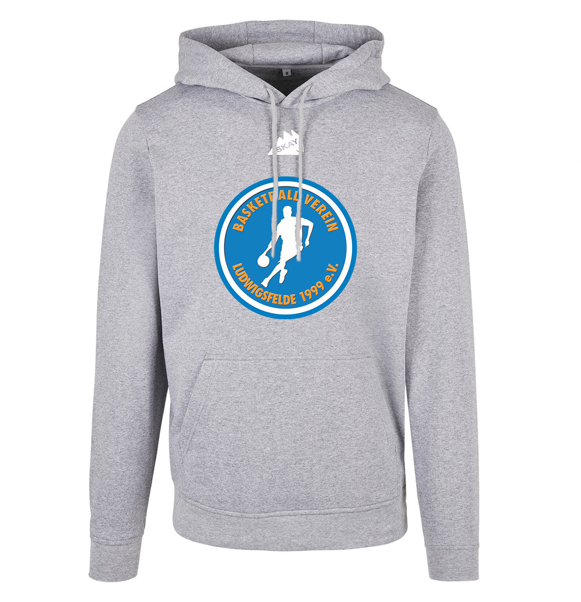BV Ludwigsfelde Logo Hoodie grau