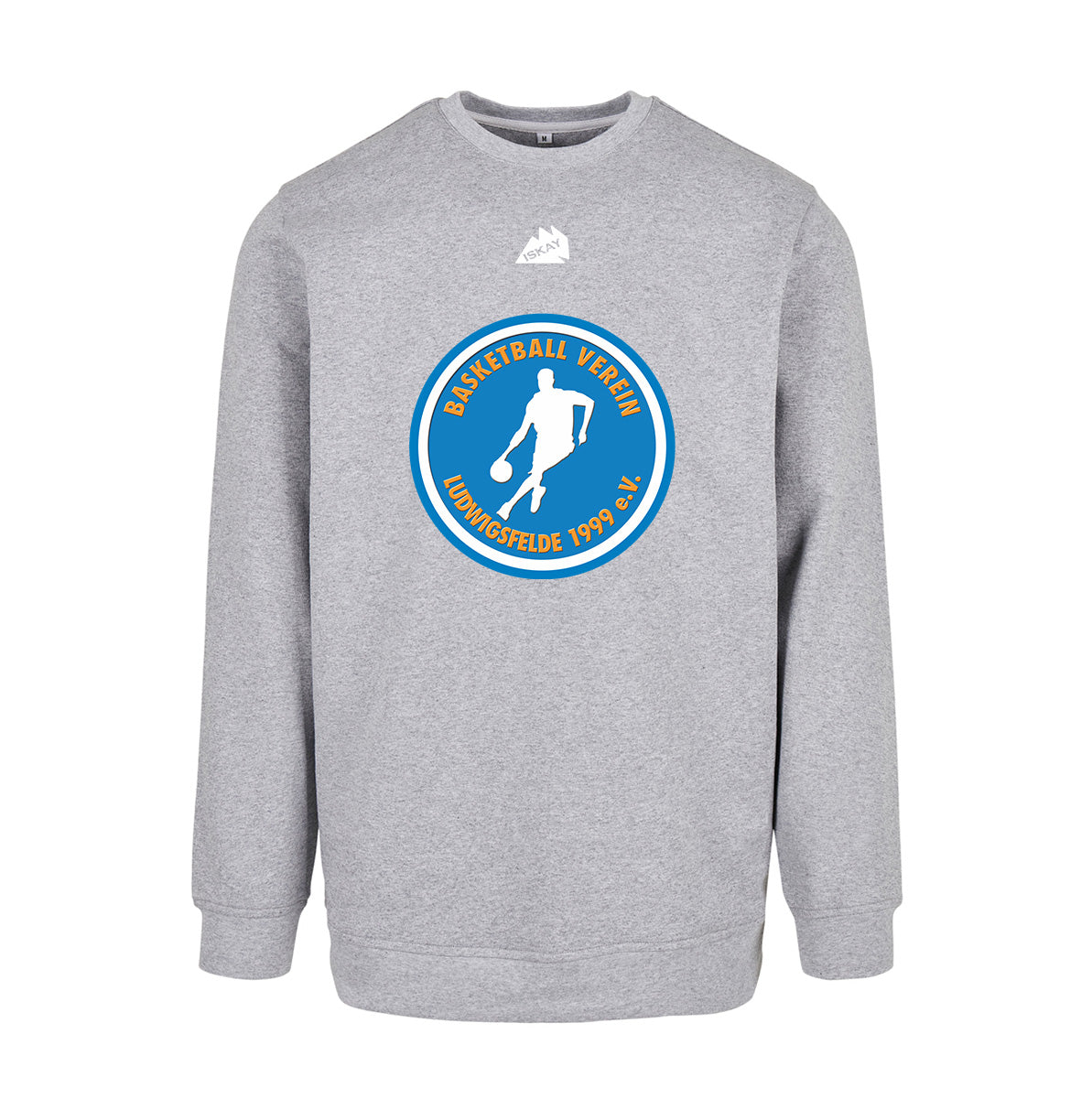BV Ludwigsfelde Logo Crewneck grau
