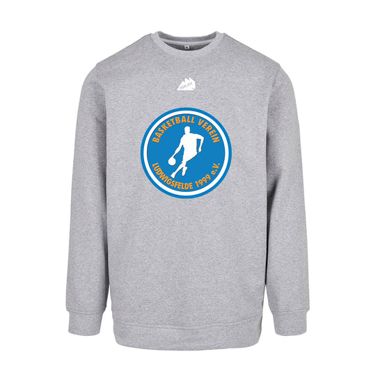 BV Ludwigsfelde Logo Crewneck grau