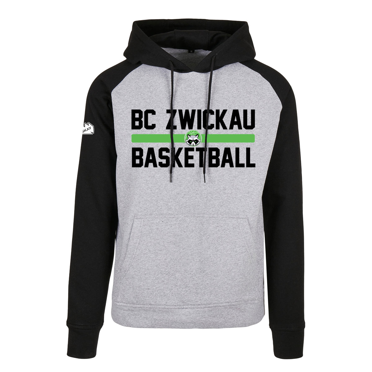 BC Zwickau Hoodie Premium grau/schwarz