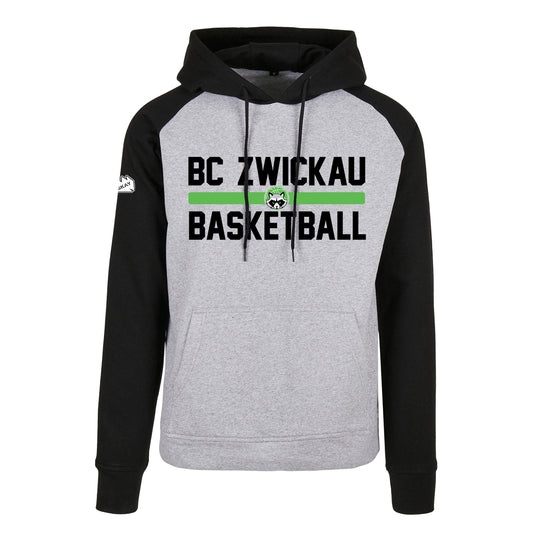 BC Zwickau Hoodie Premium grau/schwarz