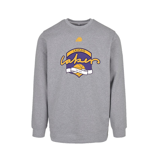 Leipzig Lakers Retro Logo Crewneck grau