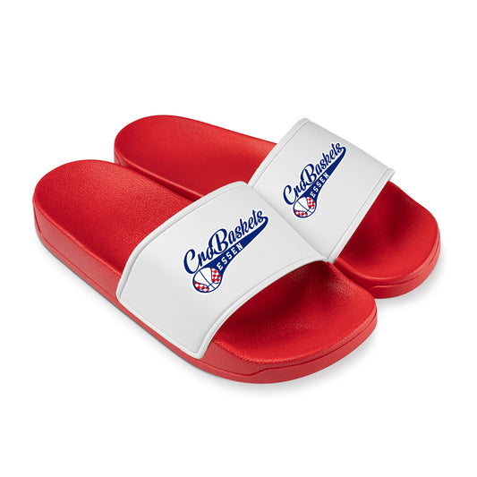 Crobasket swoosh Badeschlappen Rot – Team Slides