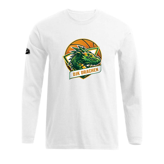 DjK Logo cool-Longsleeve weiss