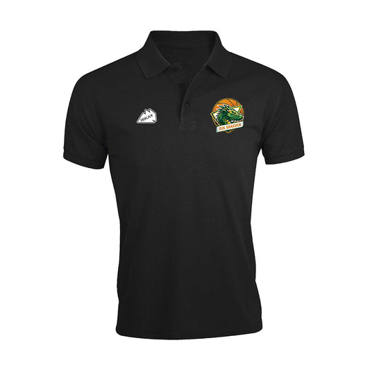 DjK Drachen Poloshirt schwarz