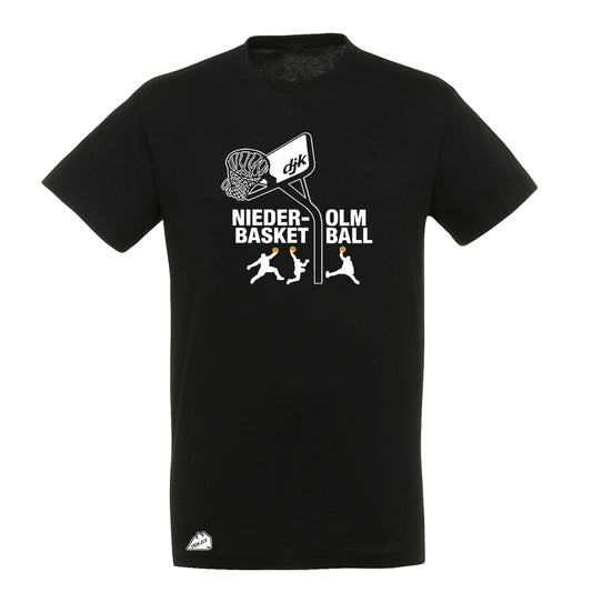 DjK Korb T-Shirt schwarz