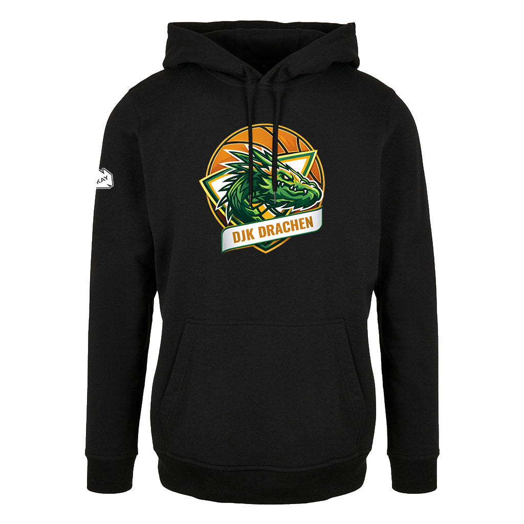 DjK Logo Hoodie schwarz