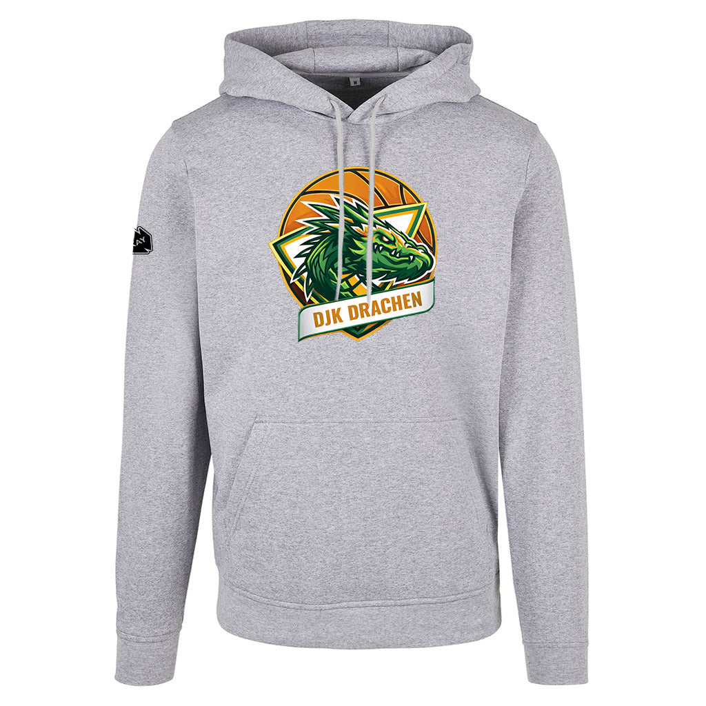 DjK Logo Hoodie grau