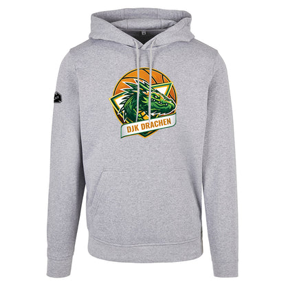 DjK Logo Hoodie grau