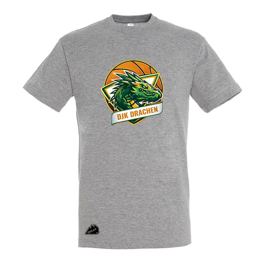 DjK Drachen Logo T-Shirt grau