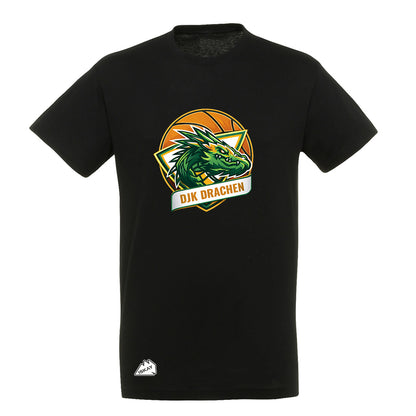 DjK Drachen Logo T-Shirt schwarz