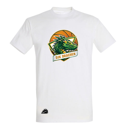 DjK Drachen Logo T-Shirt weiss