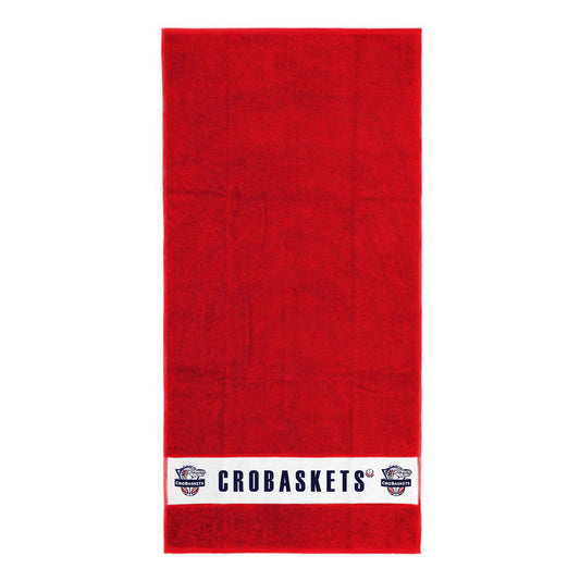 CroBaskets Handtuch rot