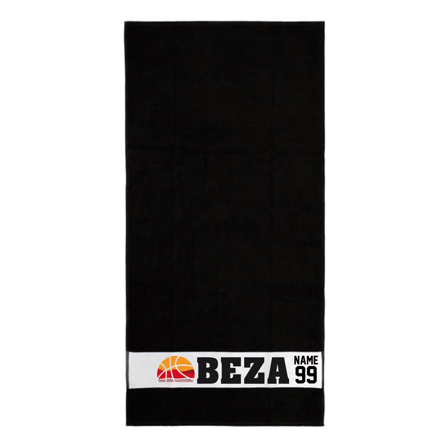 Beza Handtuch schwarz