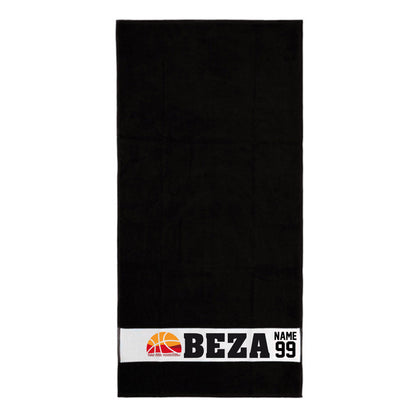 Beza Handtuch schwarz