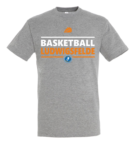 BV Ludwigsfelde Basketball T-Shirt grau