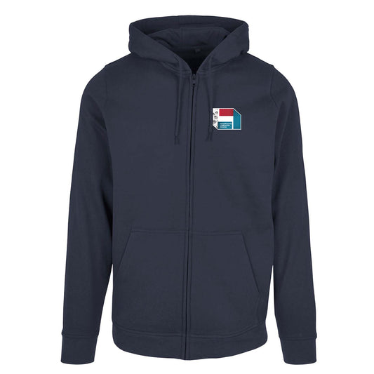 LMS Logo Zip-Hoodie navy