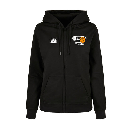 BBV Landau Ladies Zip-Hoodie schwarz
