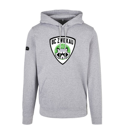 BC Zwickau Logo Hoodie grau