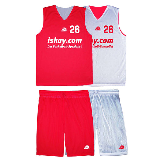 Pfeffersport Reversible Basketball Set  mit ISKAY - Werbung
