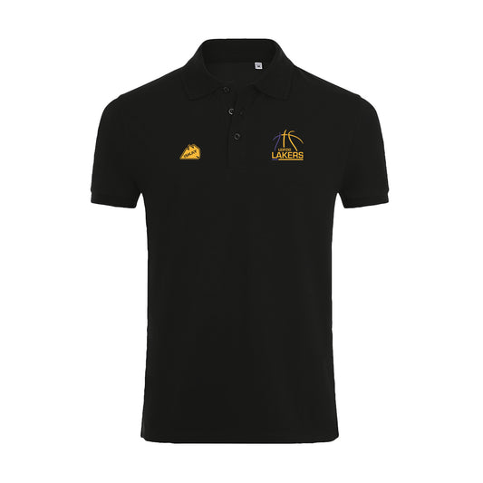 Leipzig Lakers Poloshirt Logo schwarz