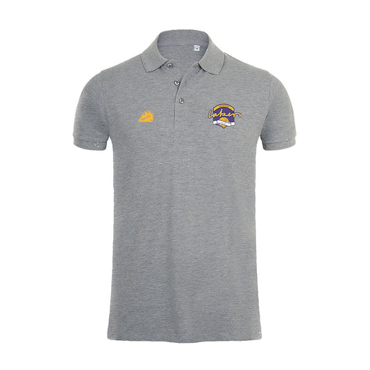 Leipzig Lakers Poloshirt Retro Logo grau